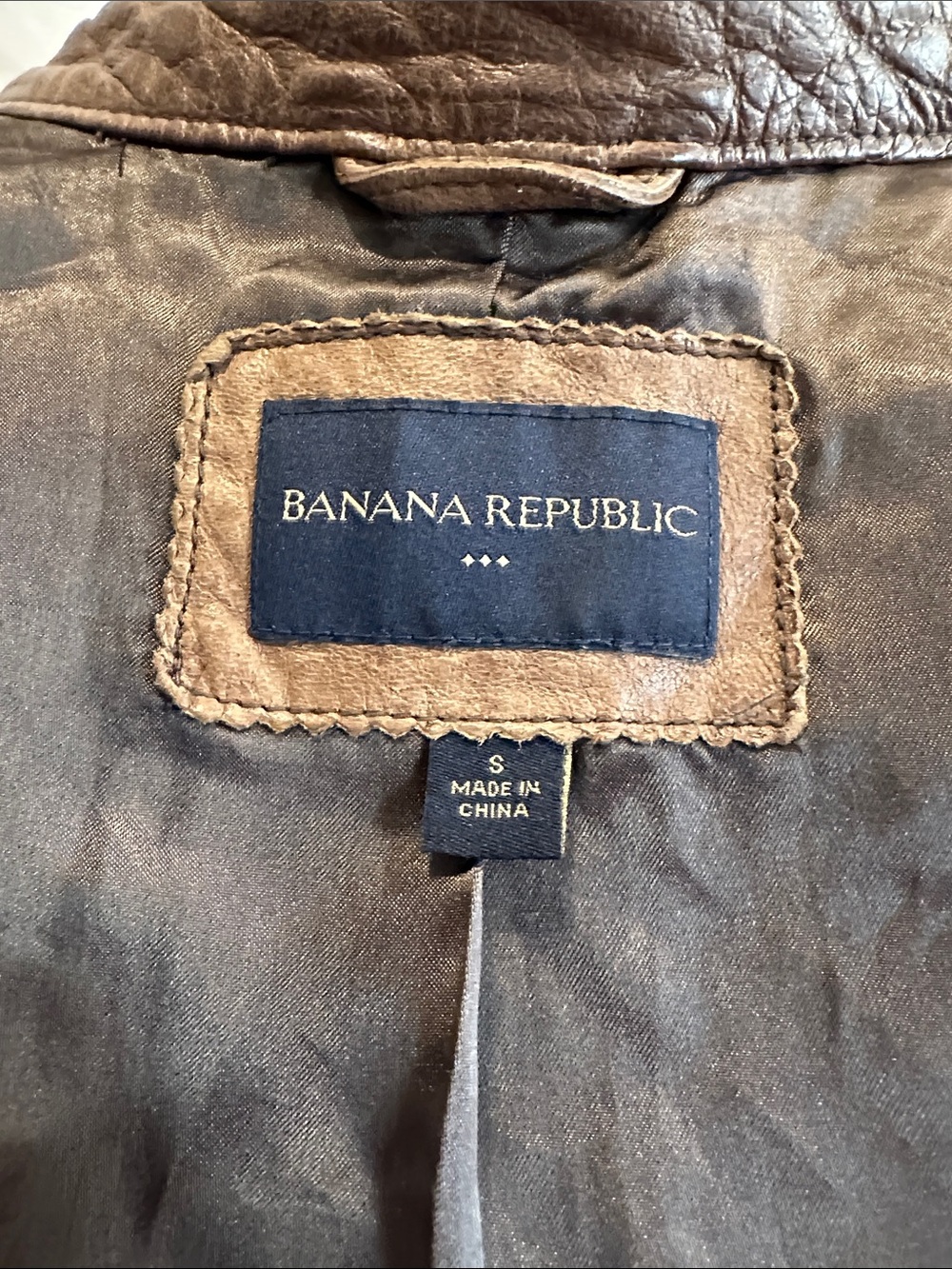 Brown Women's Leather Moto Jacket - Picture 11 of 16